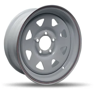 DTD – Trailer – White – 15″x6″ 0mm – All weather Wheels – T15545